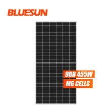 Bluesun A grade half cell 9bb mono solar panel 450watt solar panel 455w panel solar